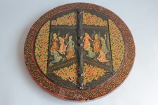 Antico specchio rotondo in