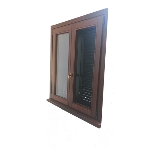 Finestra legno persiana - legno,
