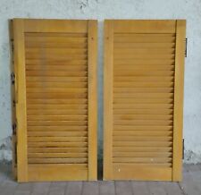 coppia di PERSIANE in legno da