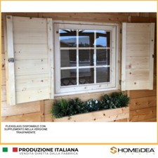 Finestra in legno apribile per